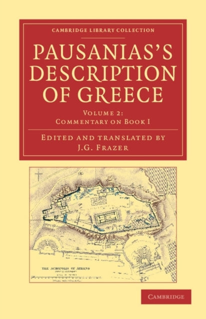 Book cover of: Pausanias's Description of Greece. By: James George Frazer