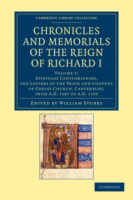 Book cover of: Chronicles and Memorials of the Reign of Richard I. By: William Stubbs
