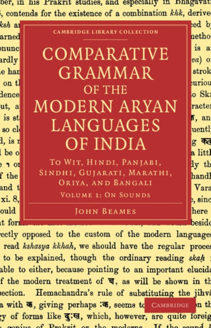 Book cover of: Comparative Grammar of the Modern Aryan Languages of India. By: John Beames