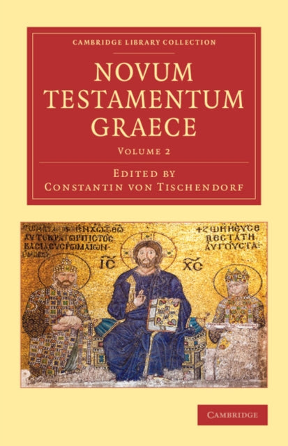Book cover of: Novum testamentum Graece. By: Constantin von Tischendorf