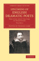 Book cover of: Specimens of English Dramatic Poets. By: Charles Lamb