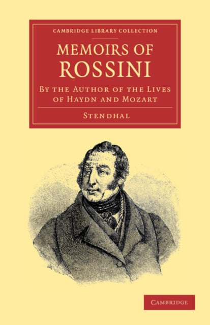 Book cover of: Memoirs of Rossini. By: Stendhal