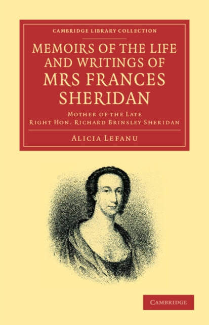 Book cover of: Memoirs of the Life and Writings of Mrs Frances Sheridan. By: Alicia Lefanu