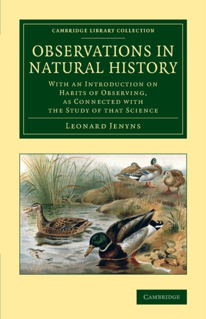 Book cover of: Observations in Natural History. By: Leonard Jenyns