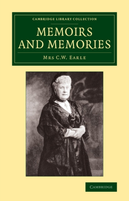 Book cover of: Memoirs and Memories. By: Maria Theresa Villiers Earle