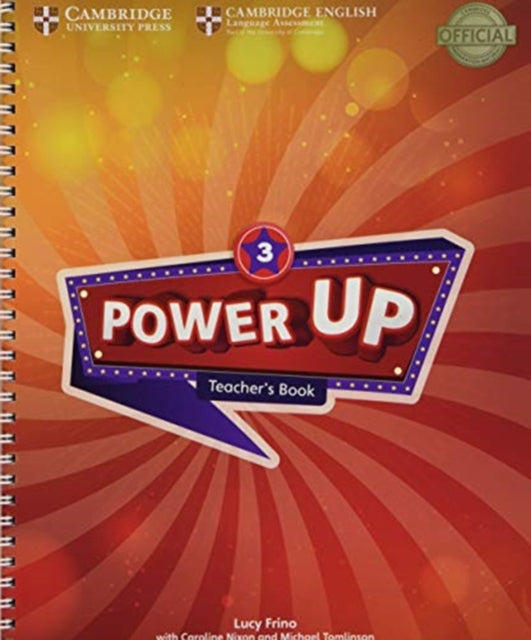 Book cover of: Power Up Level 3 Teacher's Book. By: Lucy Frino