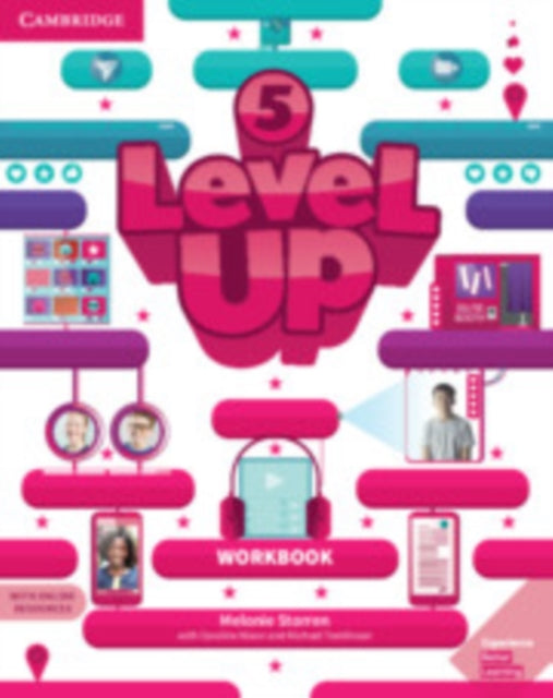 Book cover of: Level Up Level 5 Workbook with Online Resources and My Home Booklet. By: Melanie Starren
