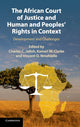 Book cover of: African Court of Justice and Human and Peoples' Rights in Context. By: Charles C. Jalloh