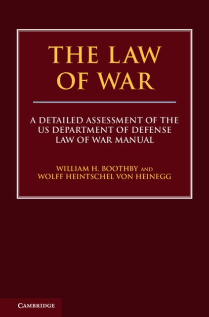 Book cover of: Law of War. By: William H. Boothby