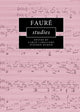 Book cover of: Faure Studies. By: Carlo Caballero