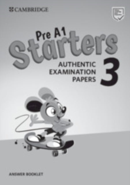 Book cover of: Pre A1 Starters 3 Answer Booklet
