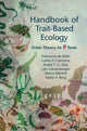 Book cover of: Handbook of Trait-Based Ecology. By: Francesco de Bello