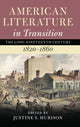 Book cover of: American Literature in Transition, 1820–1860: Volume 2. By: Justine Murison