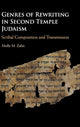 Book cover of: Genres of Rewriting in Second Temple Judaism. By: Molly M. Zahn