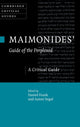 Book cover of: Maimonides' Guide of the Perplexed. By: Daniel Frank