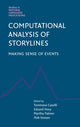 Book cover of: Computational Analysis of Storylines. By: Tommaso Caselli