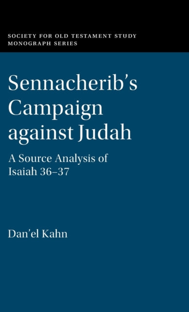 Book cover of: Sennacherib's Campaign against Judah. By: Dan'el Kahn