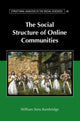 Book cover of: Social Structure of Online Communities. By: William Bainbridge