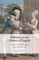 Book cover of: Politeness in the History of English. By: Andreas Jucker
