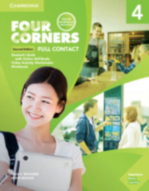 Book cover of: Four Corners Level 4 Super Value Pack (Full Contact with Self-study and Online Workbook). By: Jack C. Richards