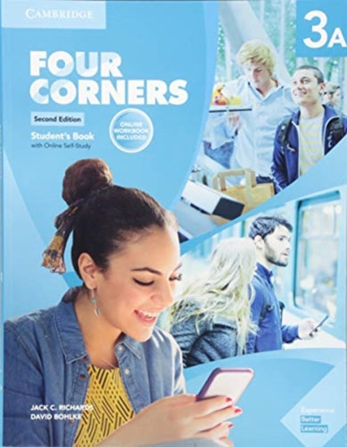 Book cover of: Four Corners Level 3A Student's Book with Online Self-Study and Online Workbook. By: Jack C. Richards