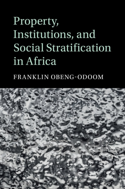 Book cover of: Property, Institutions, and Social Stratification in Africa. By: Franklin Obeng-Odoom