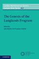 Book cover of: Genesis of the Langlands Program. By: Julia Mueller