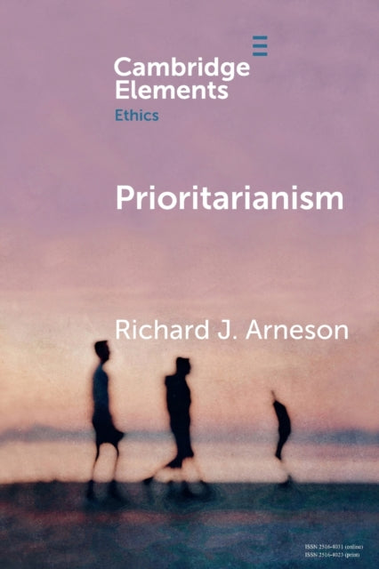 Book cover of: Prioritarianism. By: Richard J. Arneson