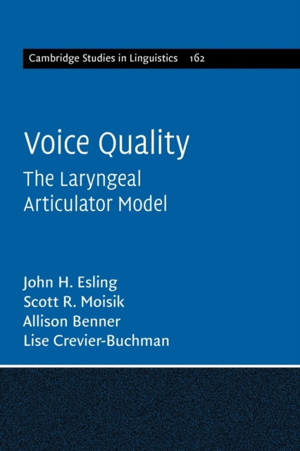 Book cover of: Voice Quality. By: John H. Esling
