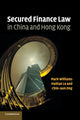 Book cover of: Secured Finance Law in China and Hong Kong. By: Mark Williams