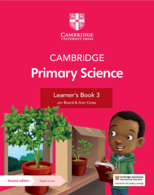 Book cover of: Cambridge Primary Science Learner's Book 3 with Digital Access (1 Year). By: Jon Board