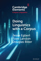 Book cover of: Doing Linguistics with a Corpus. By: Jesse Egbert