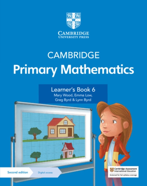 Book cover of: Cambridge Primary Mathematics Learner's Book 6 with Digital Access (1 Year). By: Mary Wood
