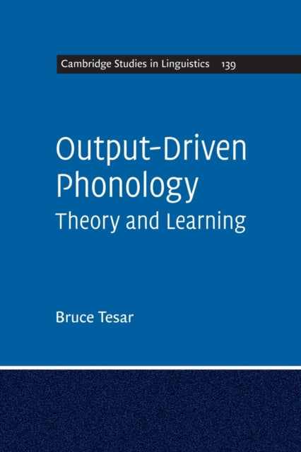 Book cover of: Output-Driven Phonology. By: Bruce Tesar