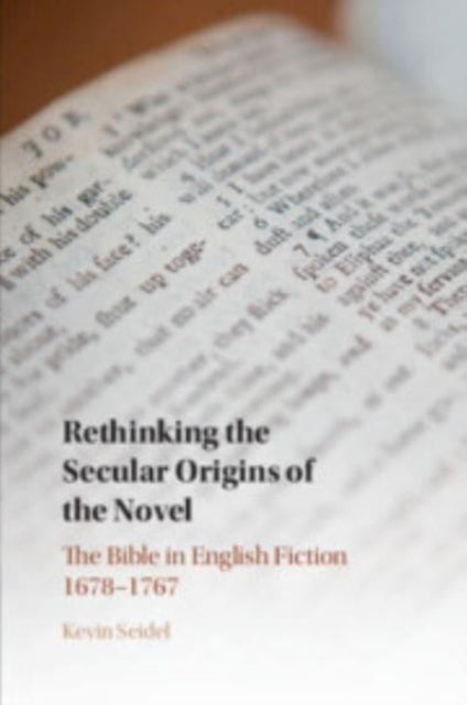 Book cover of: Rethinking the Secular Origins of the Novel. By: Kevin Seidel