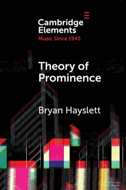 Book cover of: Theory of Prominence. By: Bryan Hayslett