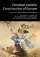 Book cover of: Freedom and the Construction of Europe. By: Quentin Skinner