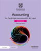 Book cover of: Cambridge International AS & A Level Accounting Workbook with Digital Access (2 Years). By: Sharon Elan-Puttick