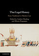 Book cover of: Thai Legal History. By: Andrew Harding