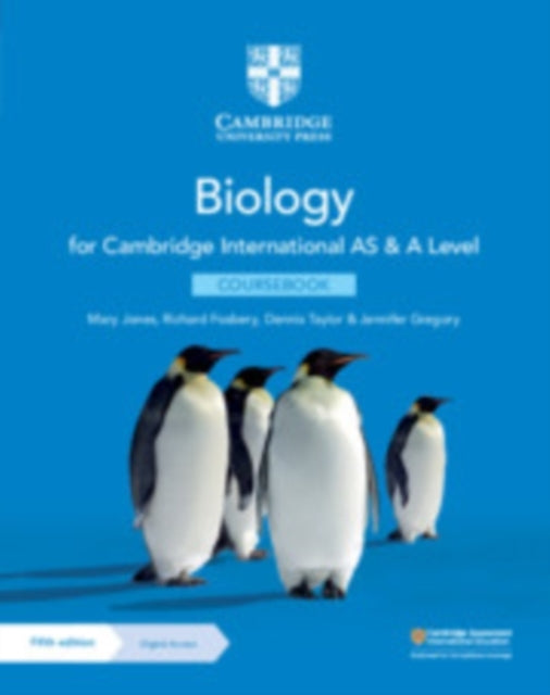 Cambridge International AS & A Level Biology Coursebook with Digital Access (2 Years) 5ed 9781108859028 Mary Jones