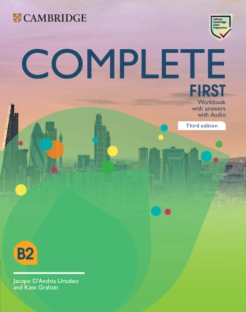 Book cover of: Complete First Workbook with Answers with Audio. By: Jacopo D'Andria Ursoleo