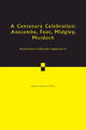 Book cover of: Centenary Celebration: Volume 87. By: Anthony O'Hear