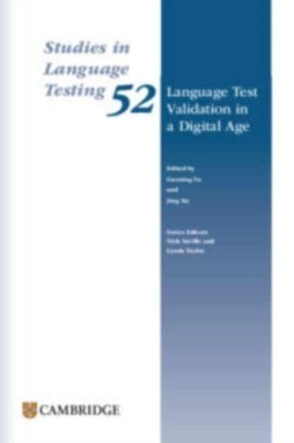Book cover of: Language Test Validation in a Digital Age Paperback. By: Guoxing Yu