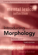 Book cover of: Introducing Morphology. By: Rochelle Lieber