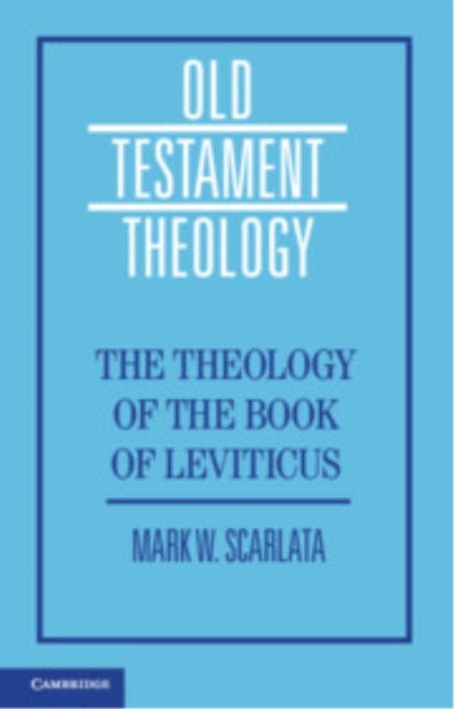 Book cover of: Theology of the Book of Leviticus