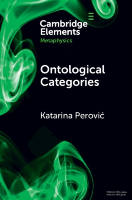 Book cover of: Ontological Categories. By: Katarina Perovic
