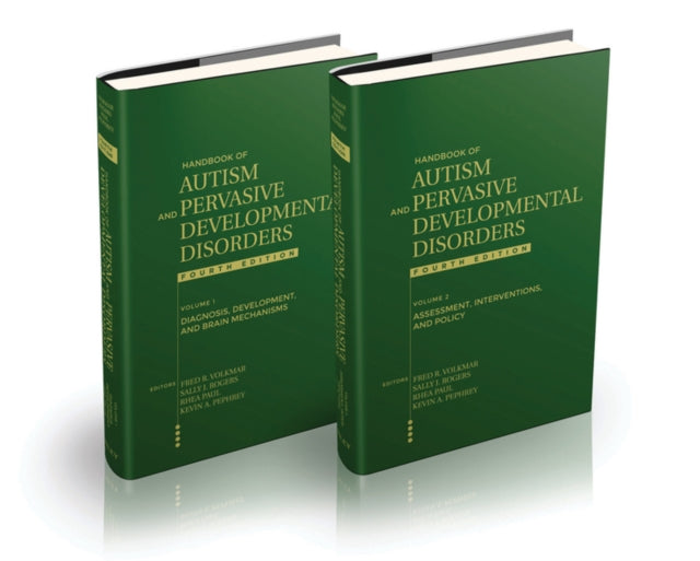 Book cover of: Handbook of Autism and Pervasive Developmental Disorders, 2 Volume Set. By: Fred R. Volkmar