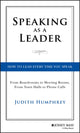 Speaking As a Leader
