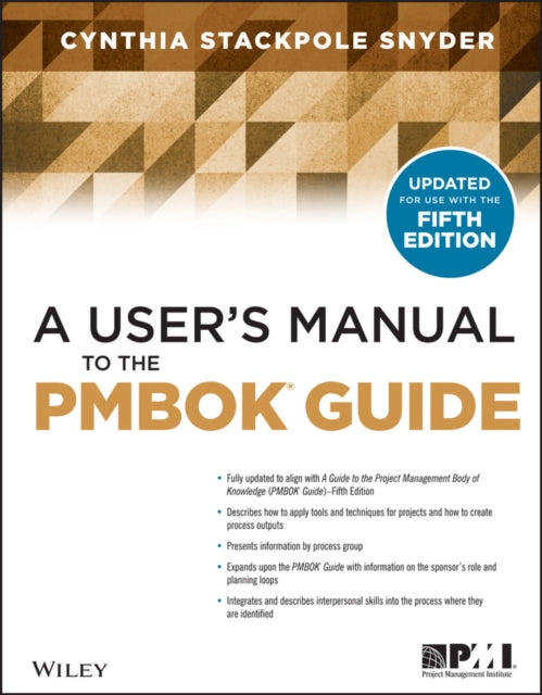 Book cover of: User's Manual to the PMBOK Guide