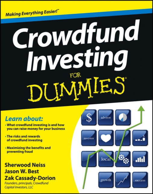 Book cover of: Crowdfund Investing For Dummies